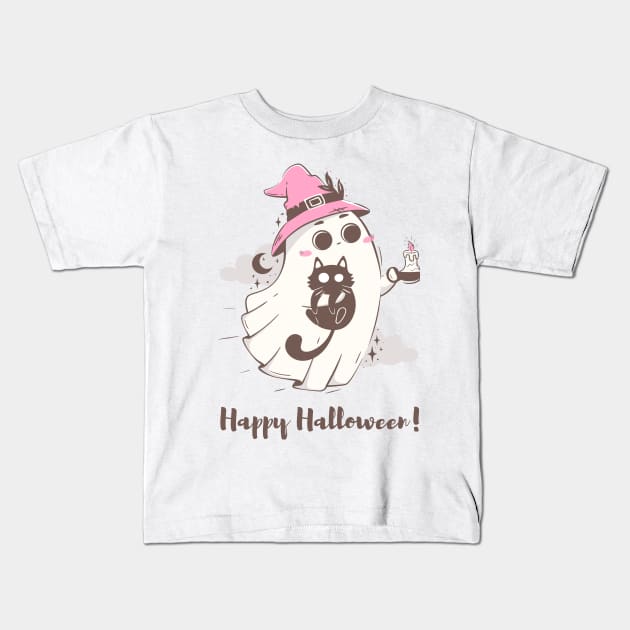 halloween Kids T-Shirt by A&A